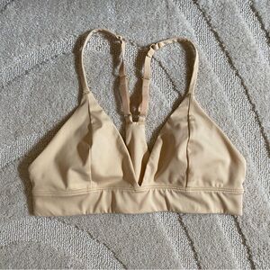 Girlfriend Collective Silk Triangle Bralette